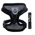Vest Harness with Bungee Leash for Dogs and Cats